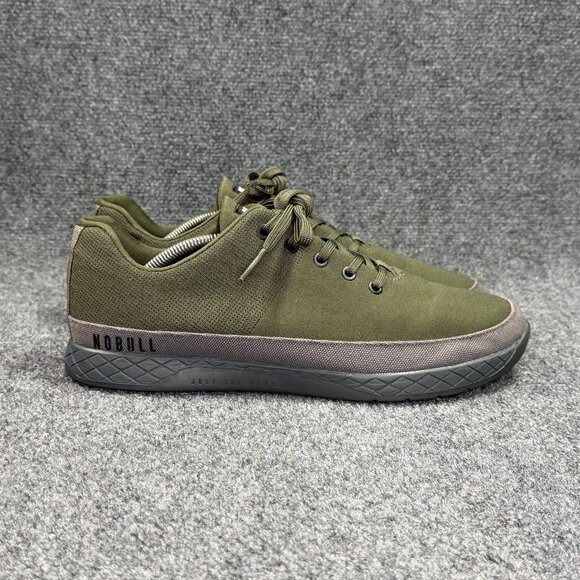 NOBULL Outwork Training Shoes Men\'s 12.5 OD Green‎ Grey Canvas Athletic Crossfit main image 7